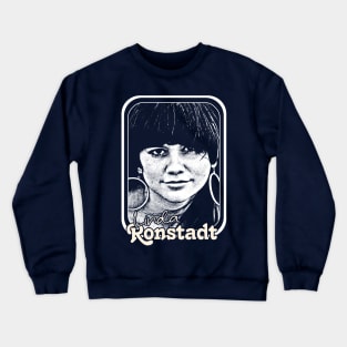 Linda Ronstadt // 70s Style Fan Art Design Crewneck Sweatshirt